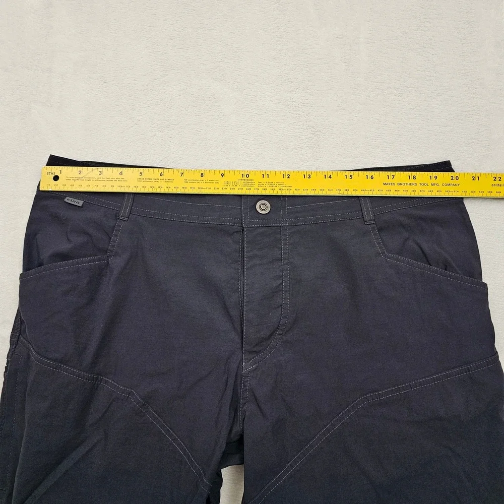 KUHL Renegade Pants Mens 40x29 Dark Gray Technical Hiking Outdoor Gorpcore